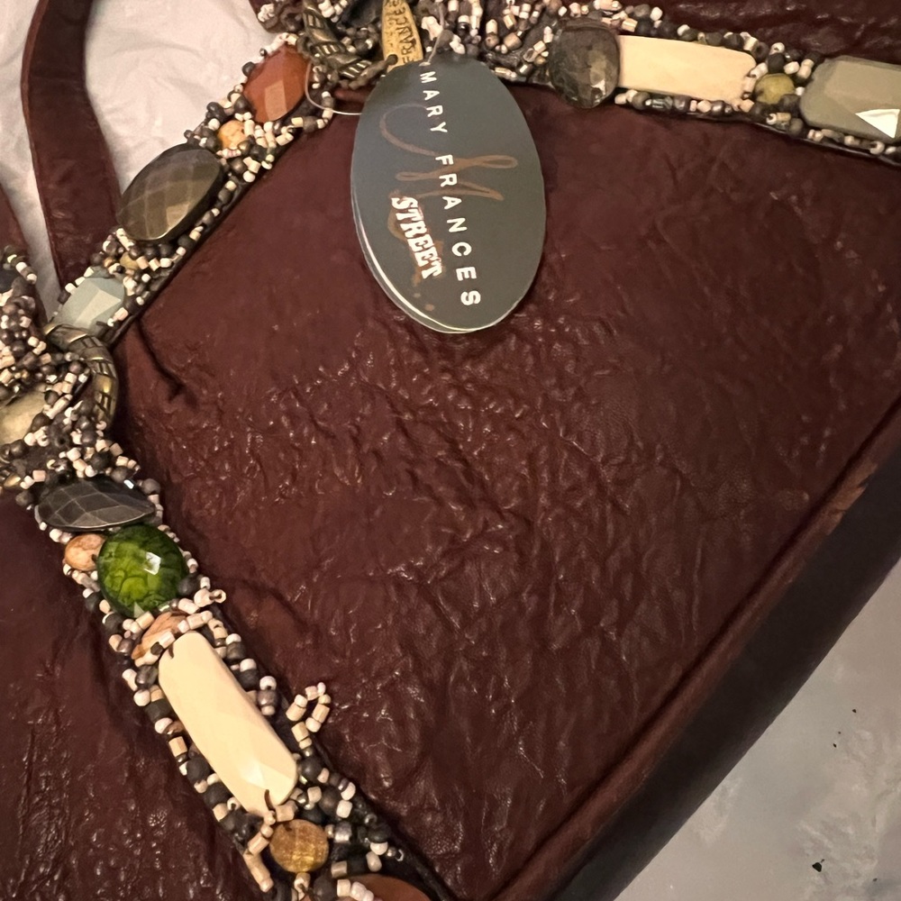 Vintage Mary Frances Handbag- never used- tags attached- damaged